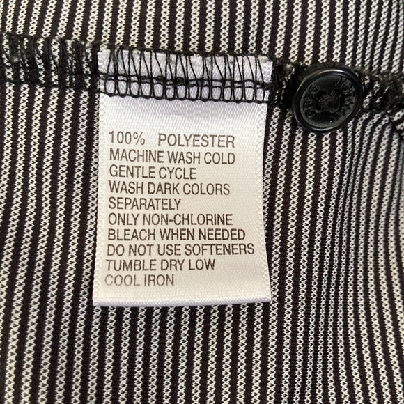 Men’s Greg Norman - Play Dry - Short Sleeve - Polo Shirt - Large - Black & White - Picture 8 of 8